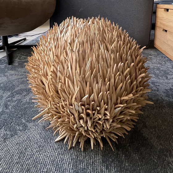 Image 1 of Mid Century Meer Urchin Tischlampe