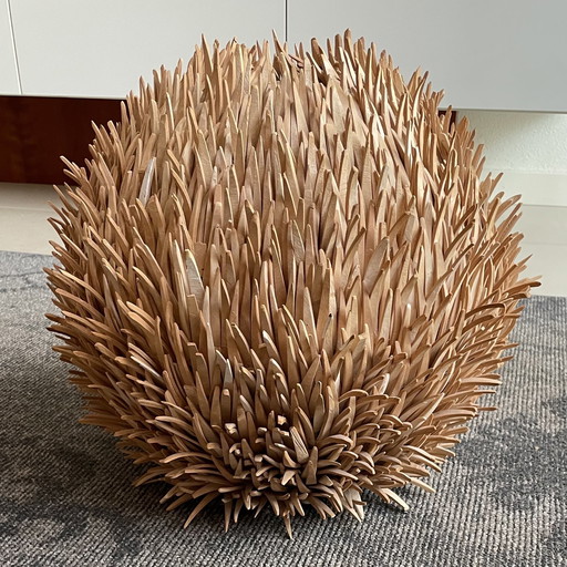 Mid Century Meer Urchin Tischlampe