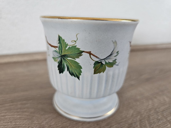 Image 1 of Flora Keramik Vase/Blumentopf Klee Vier