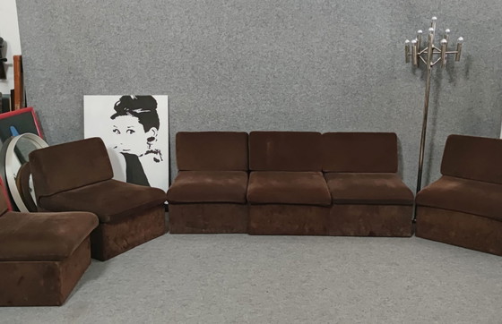 Image 1 of Wohnlandschaft Sofa Sesssel Mid Century 60Er Danish Design Vintage Retro 60S