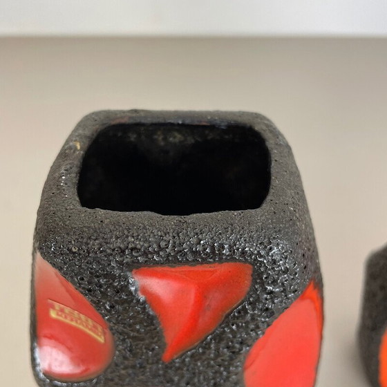 Image 1 of Paar Vintage-Vasen aus Keramik von Roth Ceramics, Deutschland 1970er Jahre