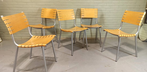 Image 1 of 5 Ruud Jan Kolkke Stoelen, Harvink 
