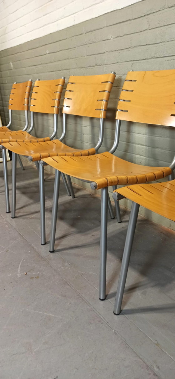 Image 1 of 5 Ruud Jan Kolkke Stoelen, Harvink 