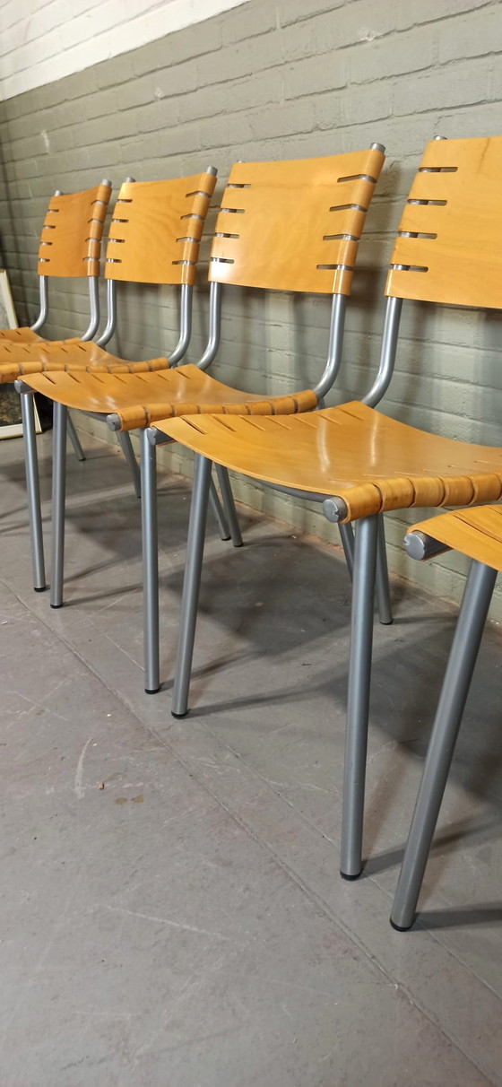 Image 1 of 5 Ruud Jan Kolkke Stoelen, Harvink 