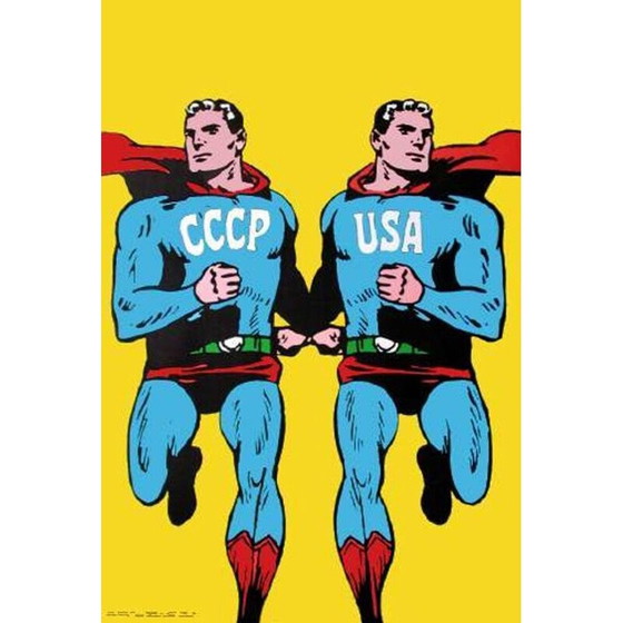 Image 1 of Vintage-Plakat "usa cccp" von Roman Cieslewicz, 1968