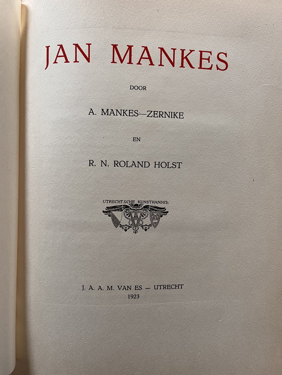 Image 1 of Jan Mankes 1889-1920 / Werkbuch von 1923