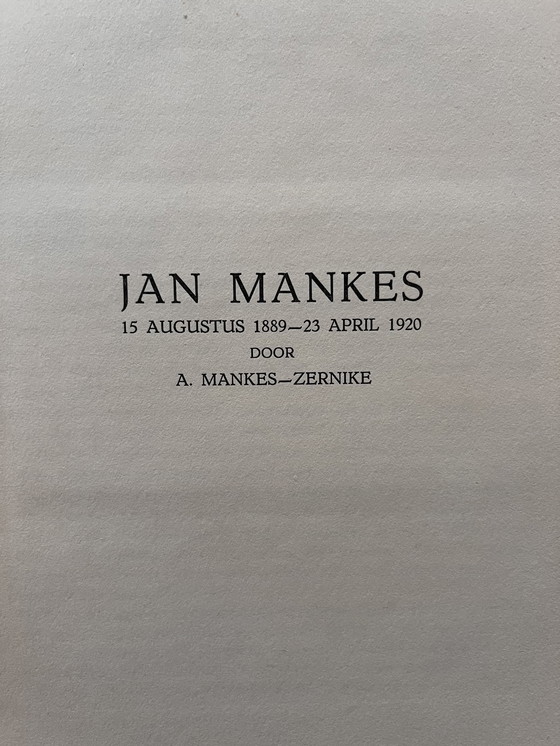 Image 1 of Jan Mankes 1889-1920 / Werkbuch von 1923