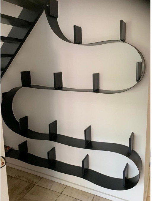 Kartell Bücherwurm Schwarz