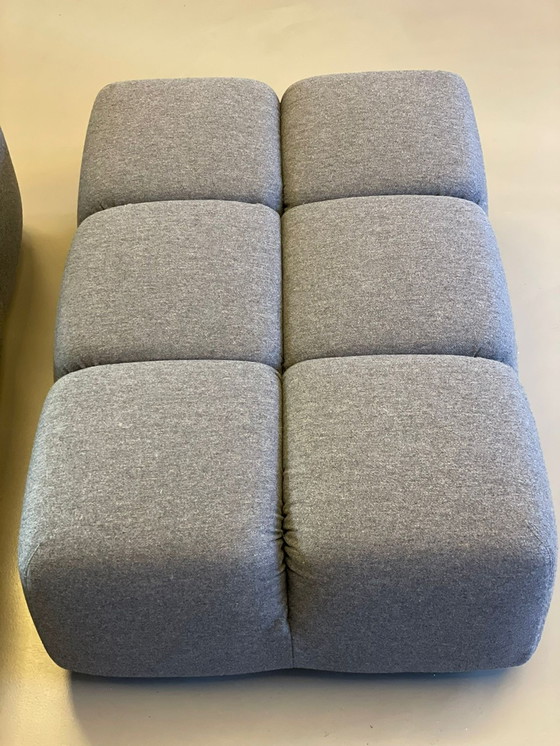 Image 1 of B&B Italia Tufty Sofa + 2 Poufs