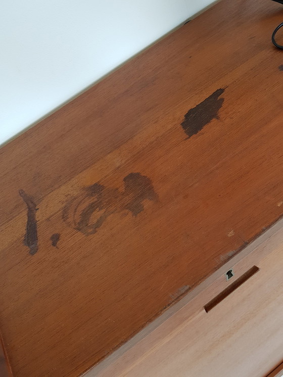 Image 1 of Dänischer Schrank mit zwei Rolltüren und aufrollbaren Schubladen