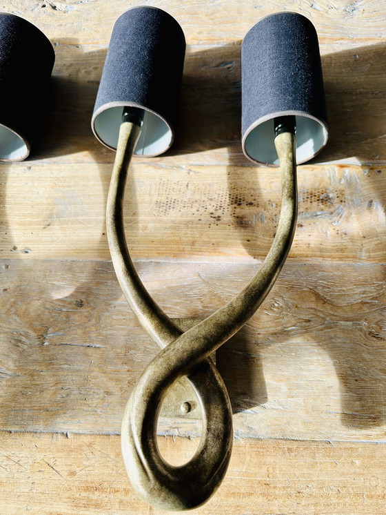 Image 1 of Porta Romana Wandleuchten aus Messing 3 Stück