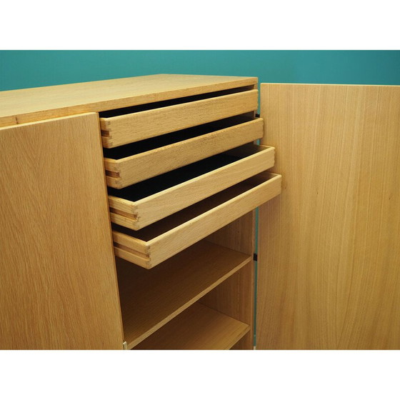 Image 1 of Kleiderschrank aus Esche, dänisches Design, 1970er Jahre, Produktion: Dänemark