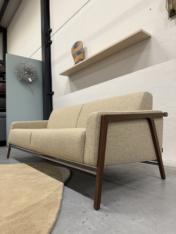 Image 1 of Harvink Splinter Sofa 3 Sitzer Kate Stoff Gelb