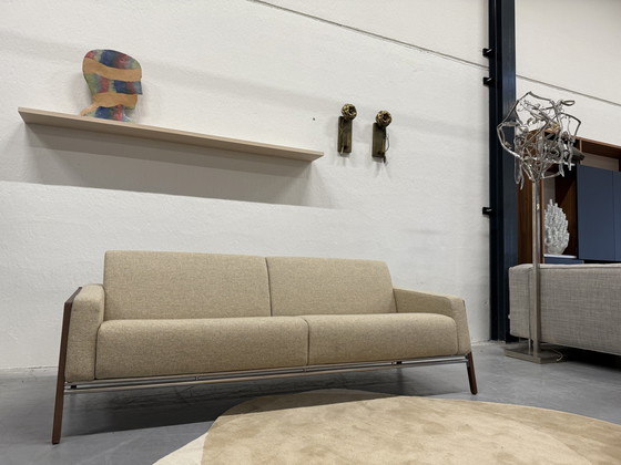 Image 1 of Harvink Splinter Sofa 3 Sitzer Kate Stoff Gelb