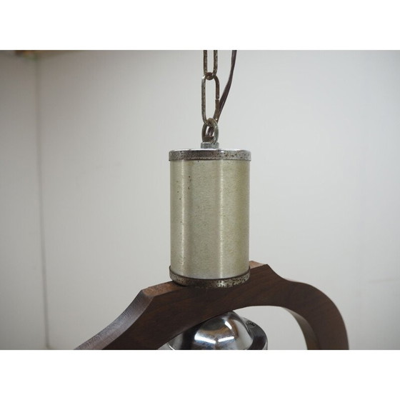 Image 1 of Mid Century Glas-Kronleuchter, Italien 1950er Jahre