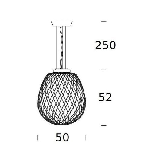 Hängeleuchte Pinecone von Fontana Arte