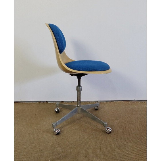 Image 1 of Vintage-Drehstuhl aus Fiberglas von Charles und Ray Eames für Herman Miller, 1970