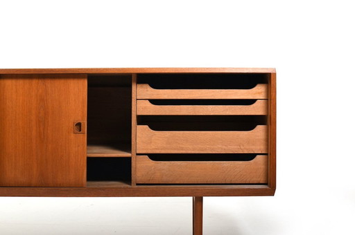 Dänisches Sideboard aus der Mitte des Jahrhunderts, Eiche, 1960er Jahre