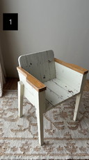 2 Stück Piet Hein Eek Hochstühle
