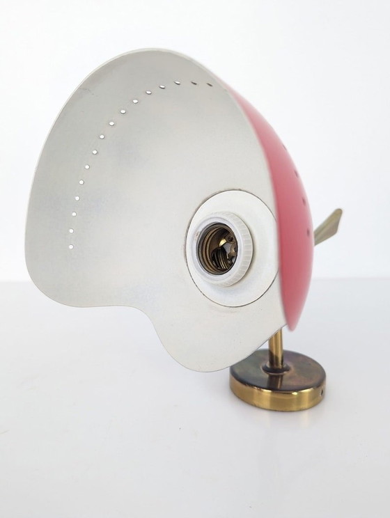 Image 1 of 10X Wandleuchter Oscar Torlasco für Lumen, Italien 1950er Jahre