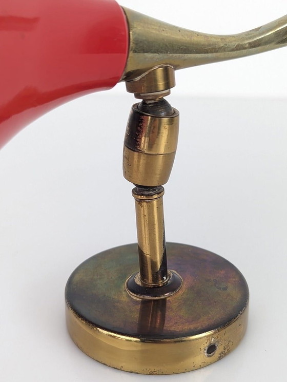 Image 1 of 10X Wandleuchter Oscar Torlasco für Lumen, Italien 1950er Jahre