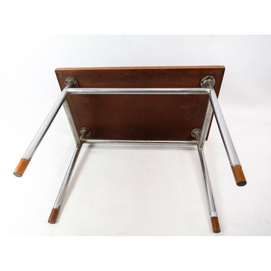 Image 1 of Vintage Couchtisch aus Teakholz mit Metallbeinen von Hans J. Wegner und Ry Furniture, 1960