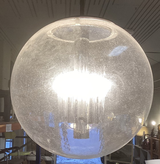 Image 1 of Große Glashütte Lampe Durchmesser 50Cm Vintage Globe