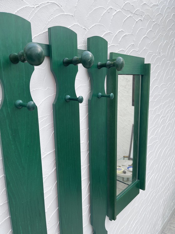 Image 1 of Garderobe und Spiegel aus Kiefernholz