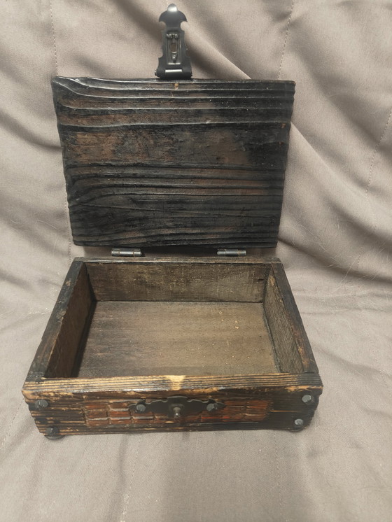 Image 1 of Vintage Schmuck Box On Wood