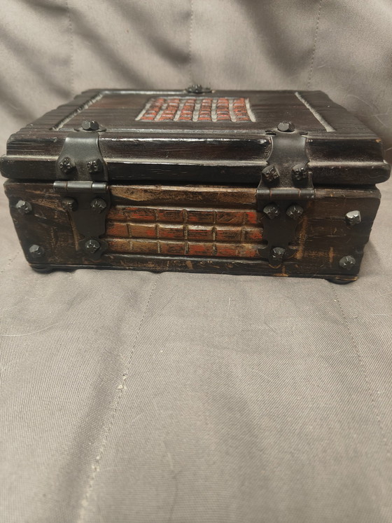 Image 1 of Vintage Schmuck Box On Wood