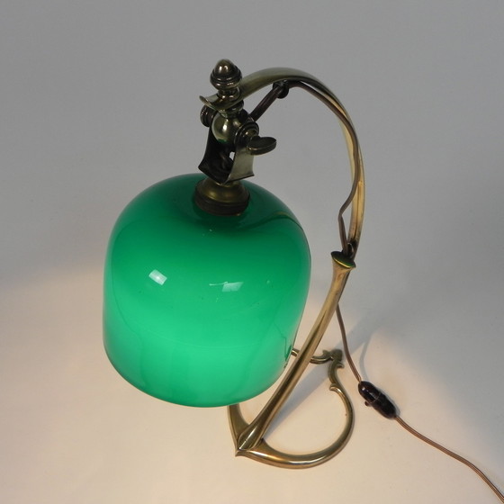 Image 1 of Arts And Crafts Schreibtischlampe W.A.S. Benson, 1920er Jahre