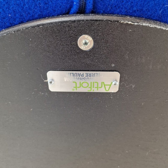 Image 1 of Vintage-Sessel mit Ottomane aus Kvadrat-Wollstoff von Pierre Paulin für Artifort, 1960