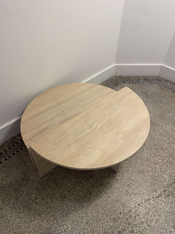 Image 1 of Travertine Round Table