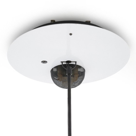 Image 1 of Ausziehbarer Metallkronleuchter "Alesia" von Carlo Forcolini für Artemide, Italien 1980