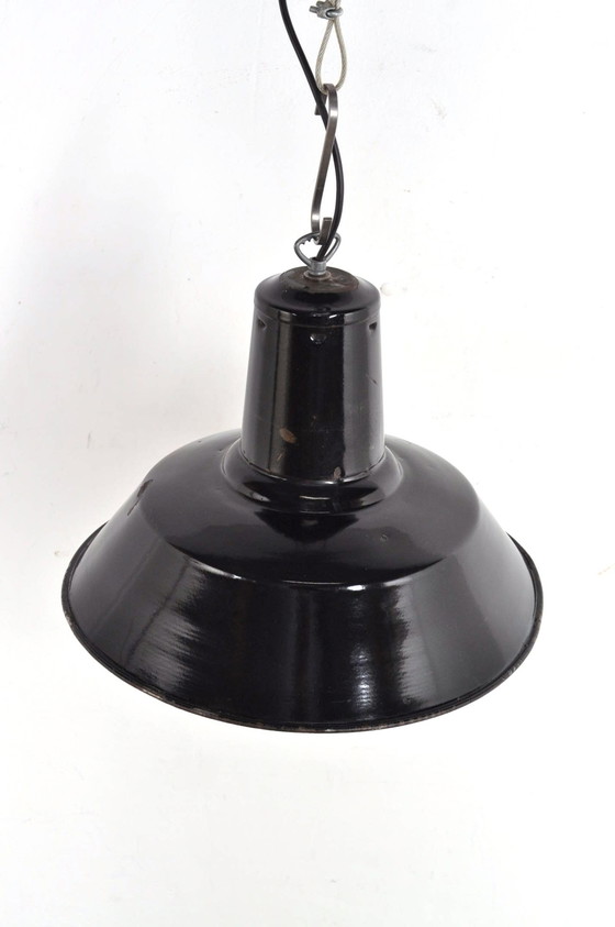 Image 1 of Vintage-Emaille-Lampe