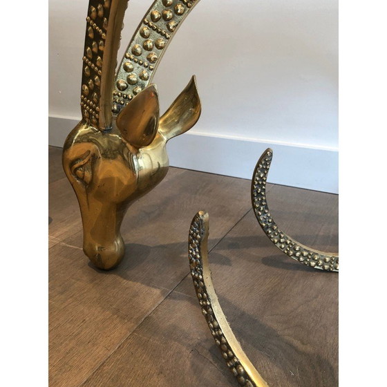 Image 1 of Couchtisch aus Bronze von Alain Chervet, Frankreich 1970er Jahre