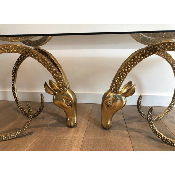 Image 1 of Couchtisch aus Bronze von Alain Chervet, Frankreich 1970er Jahre