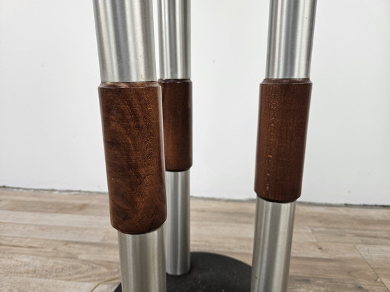 Image 1 of Muranoglas Wirbel Stehleuchte mit drei Lichtpunkten Mid Century 70S