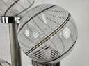 Muranoglas Wirbel Stehleuchte mit drei Lichtpunkten Mid Century 70S