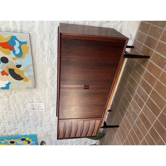 Image 1 of Vintage Highboard mit zwei Schiebetüren von Arne Vodder für Sibast, Dänemark 1950