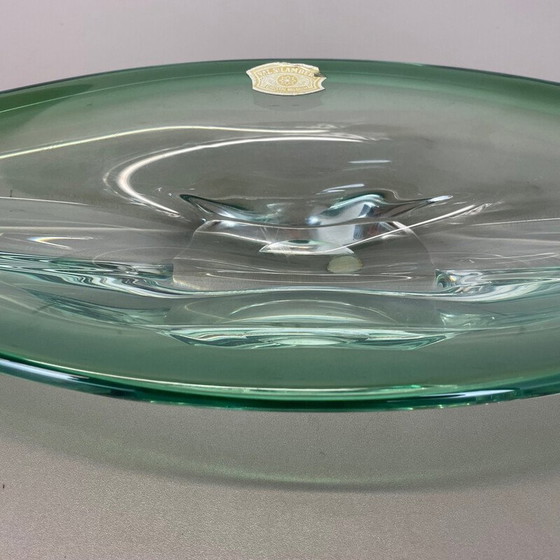 Image 1 of Vintage Kristall Tafelaufsatz von Val Saint Lambert, Belgien 1970er Jahre