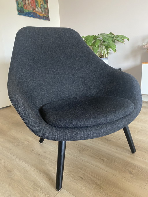 Hay Aal 92 High Lounge Chair mit Sitzkissen