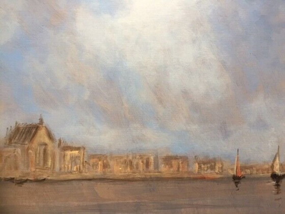 Image 1 of Öl Auf Leinwand Von Henry St Clair (1899-1990) "Venedig".