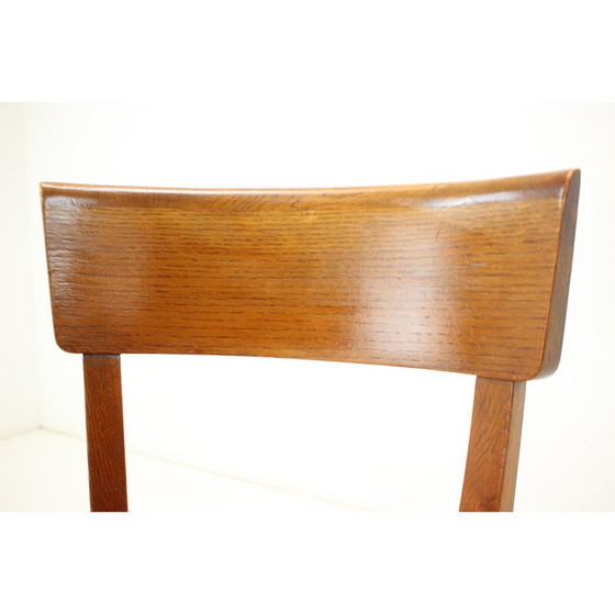 Image 1 of Ein Paar H-40 Stühle aus Holz und Stoff von Jindrich Halabala für Up Závody, Tschechoslowakei