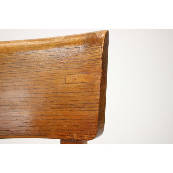 Image 1 of Ein Paar H-40 Stühle aus Holz und Stoff von Jindrich Halabala für Up Závody, Tschechoslowakei