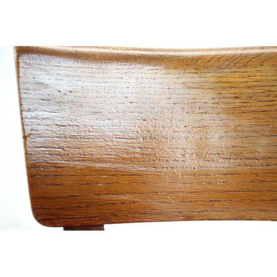 Image 1 of Ein Paar H-40 Stühle aus Holz und Stoff von Jindrich Halabala für Up Závody, Tschechoslowakei