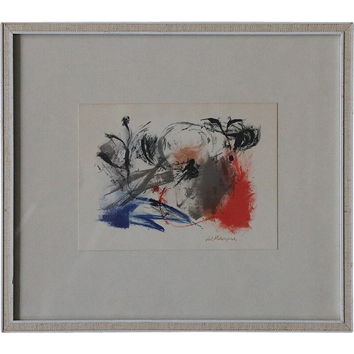 Vintage-Gemälde von Paul Holsby, 1962