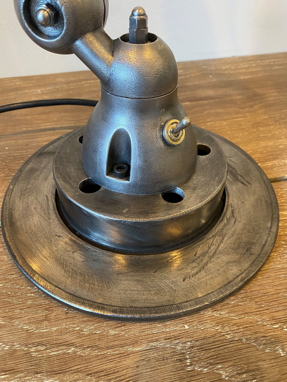 Image 1 of Lampe jieldé 2 Arme 40+25cm Graphit industriell Jean Louis Domecq 1950