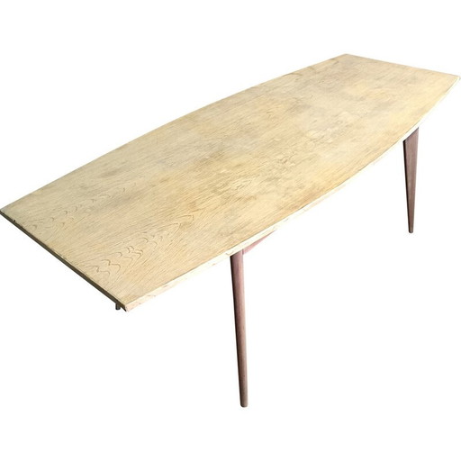 Skandinavischer Tisch aus Eiche im Vintage-Stil