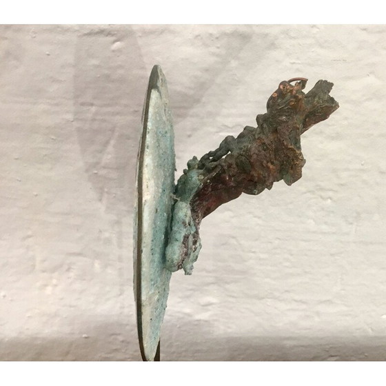 Image 1 of Vintage Bronzeskulptur von Alain Cantarel, Frankreich 1990